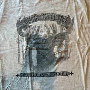 Vintage VTG Big Buck Country deer hunting tee